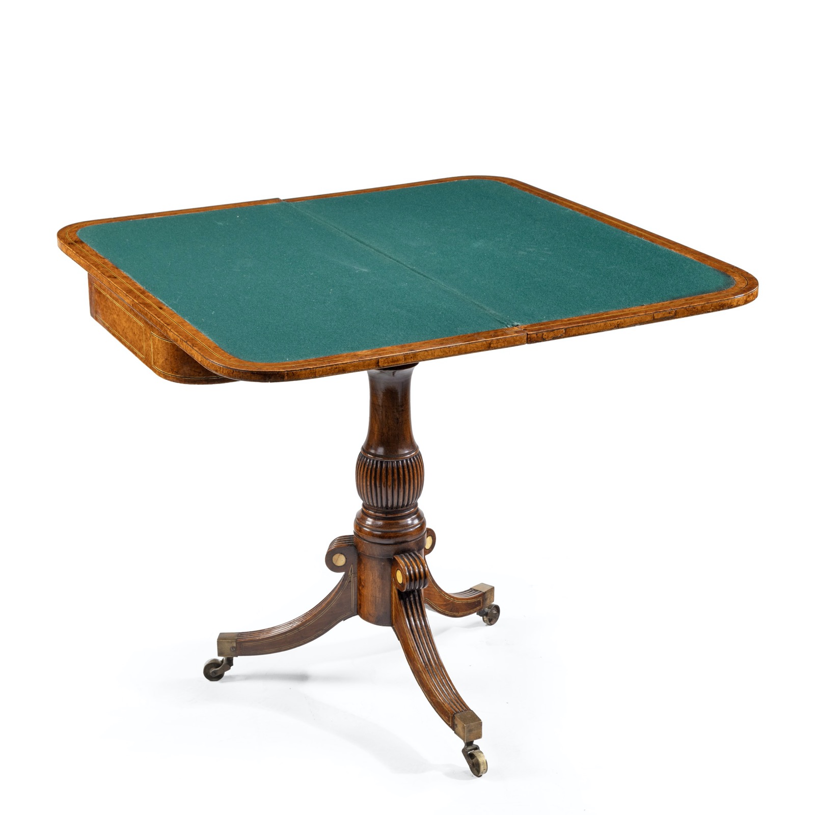Anglo-Chinese Amboyna Card Table (1 of 5)