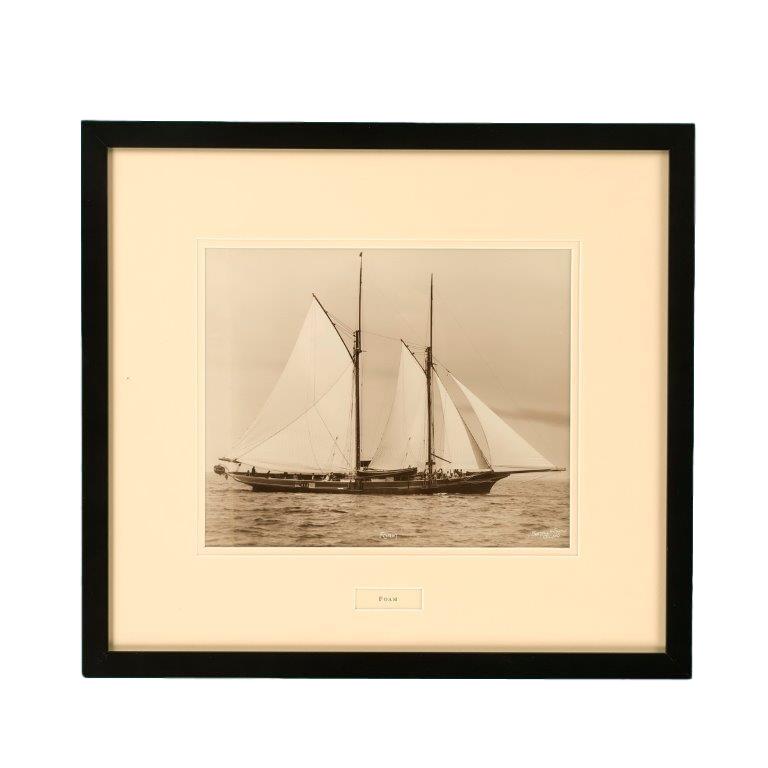 Gelatine Print of the Yacht Foam by Beken & Sons (1 of 2)