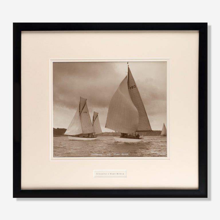 Original Beken Photograph of the Gaff Rigged Ketch Sunshine c.1950 (1 of 2)