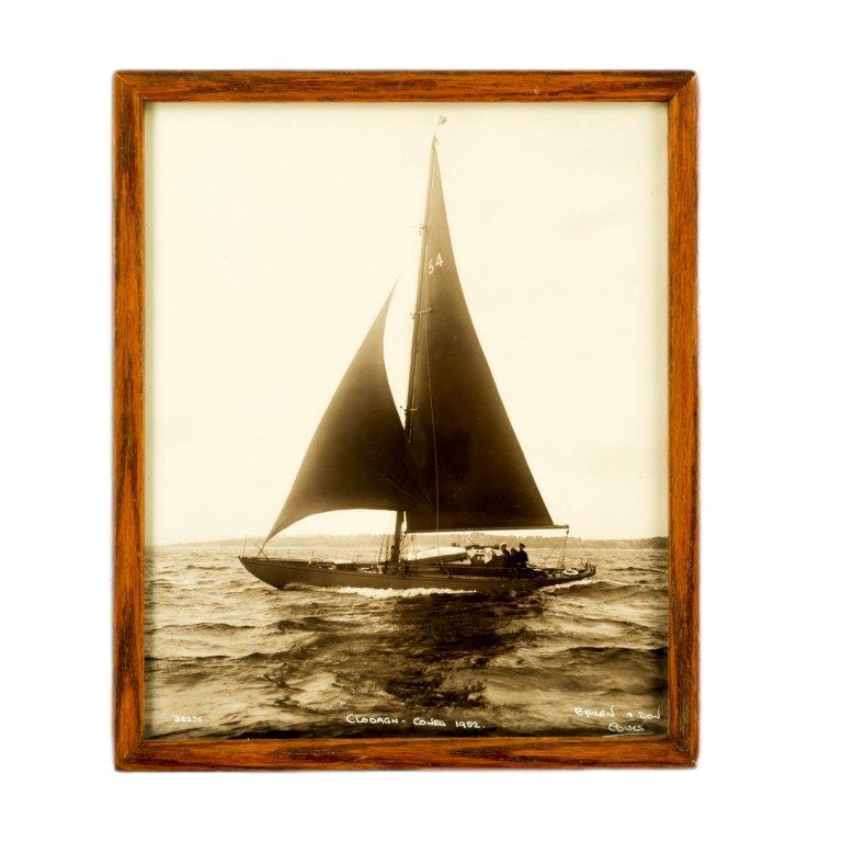 Original Photographic Print of the Bermudian Yacht Clodagh on Starboard Tack in the Solent (1 of 2) Original Photographic Print of the Bermudian Yacht Clodagh on Starboard Tack in the Solent (1 of 2)