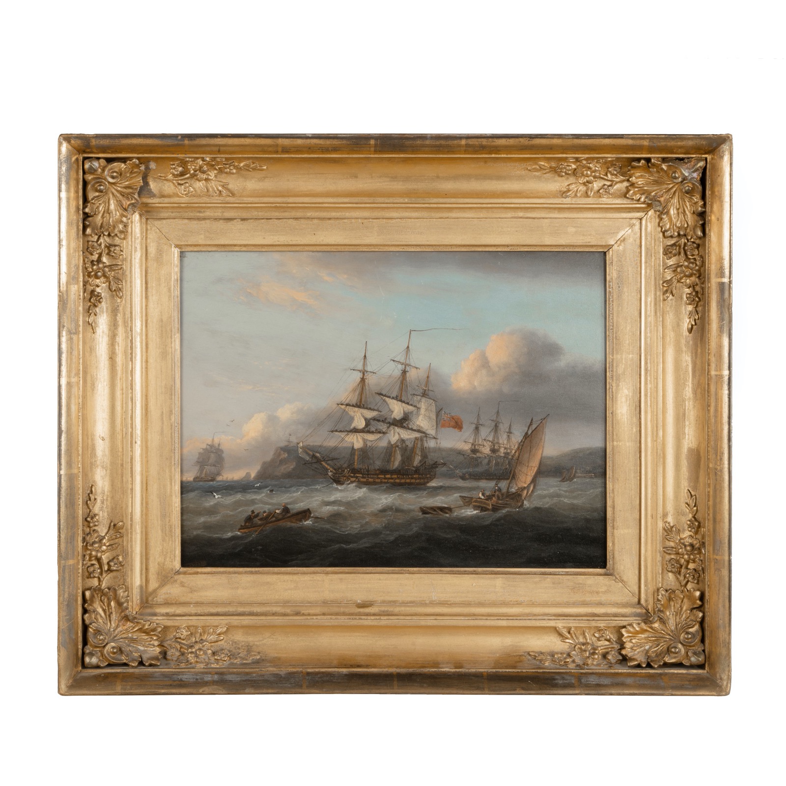 Thomas Luny – HMS Bellerophon Leaving Torbay with the Defeated Emperor Napoleon Aboard (1 of 12)