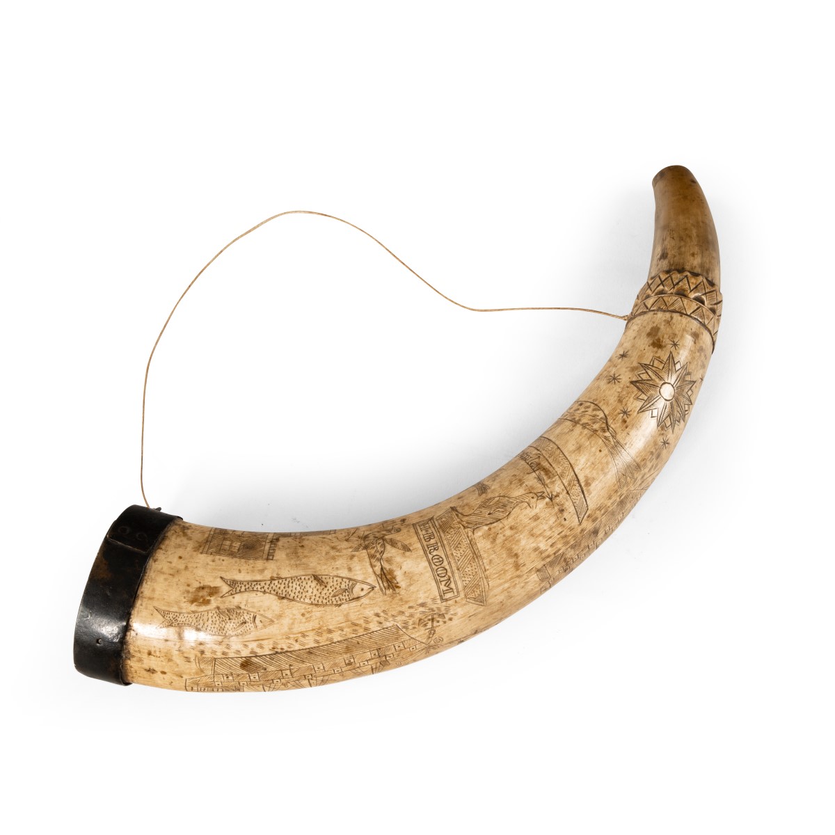 Sailor’s Carved Cow Horn c.1810 (1 of 9) Sailor’s Carved Cow Horn c.1810 (1 of 9)