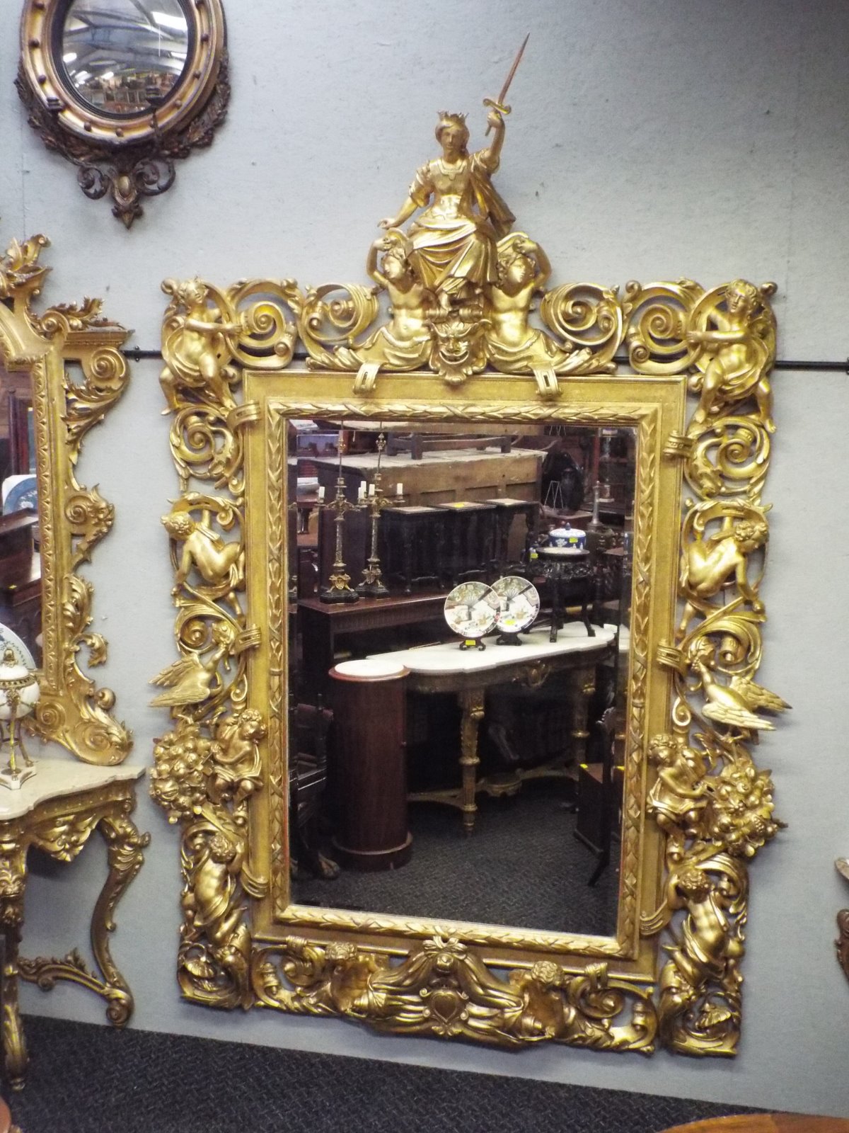 Florentine Mirror c.1860 (1 of 8)