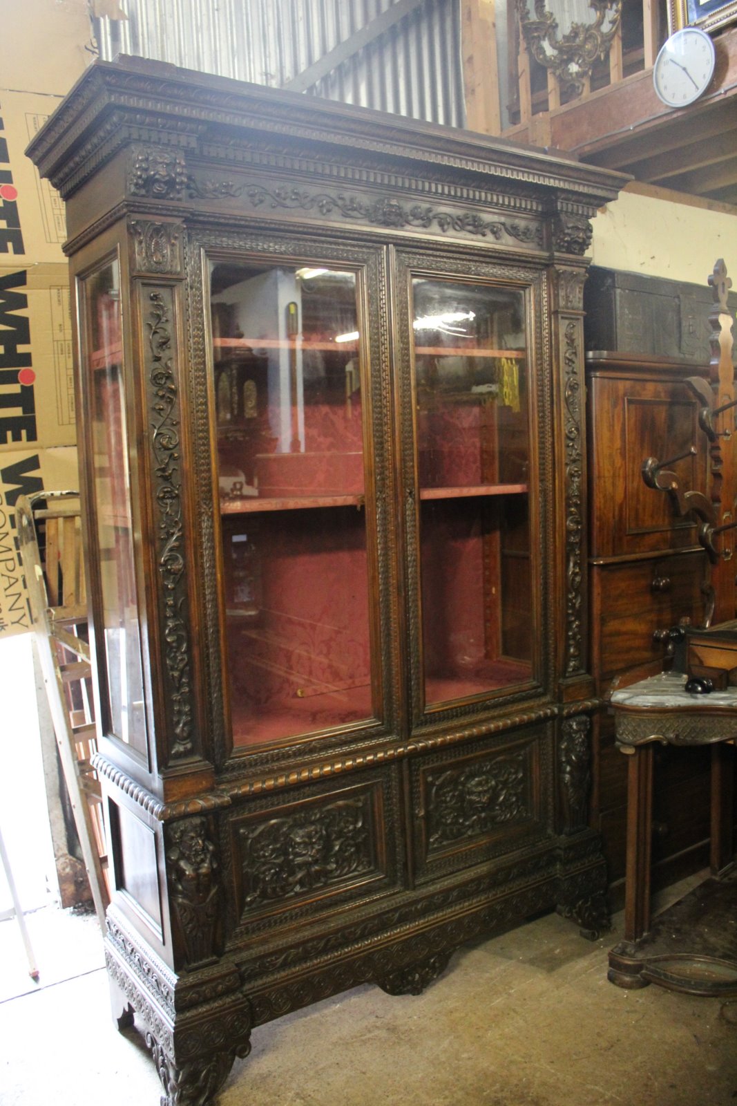 Cabinet / Bookcase c.1890 (1 of 6)