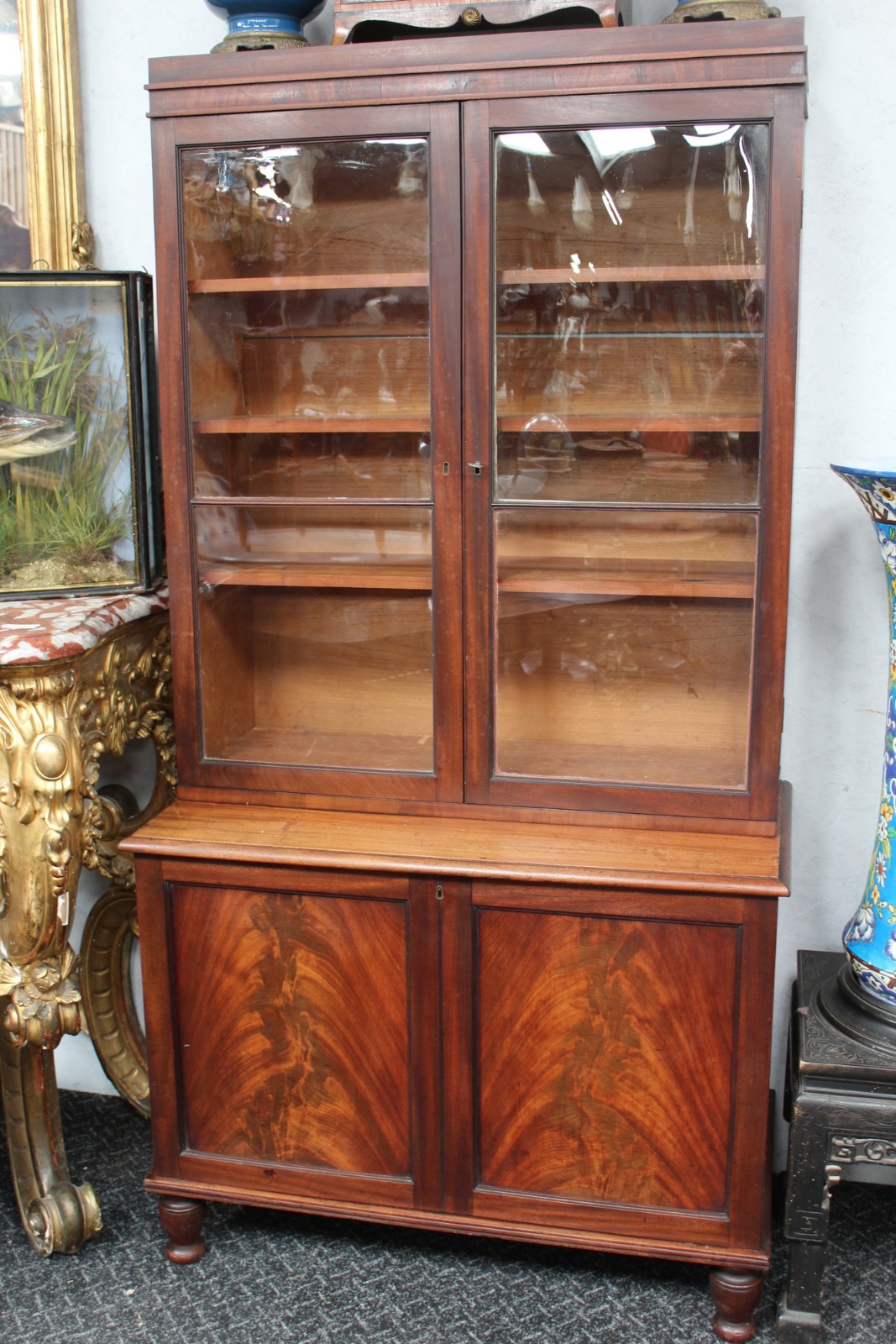 Mahogany Bookcase c.1860 (1 of 7)