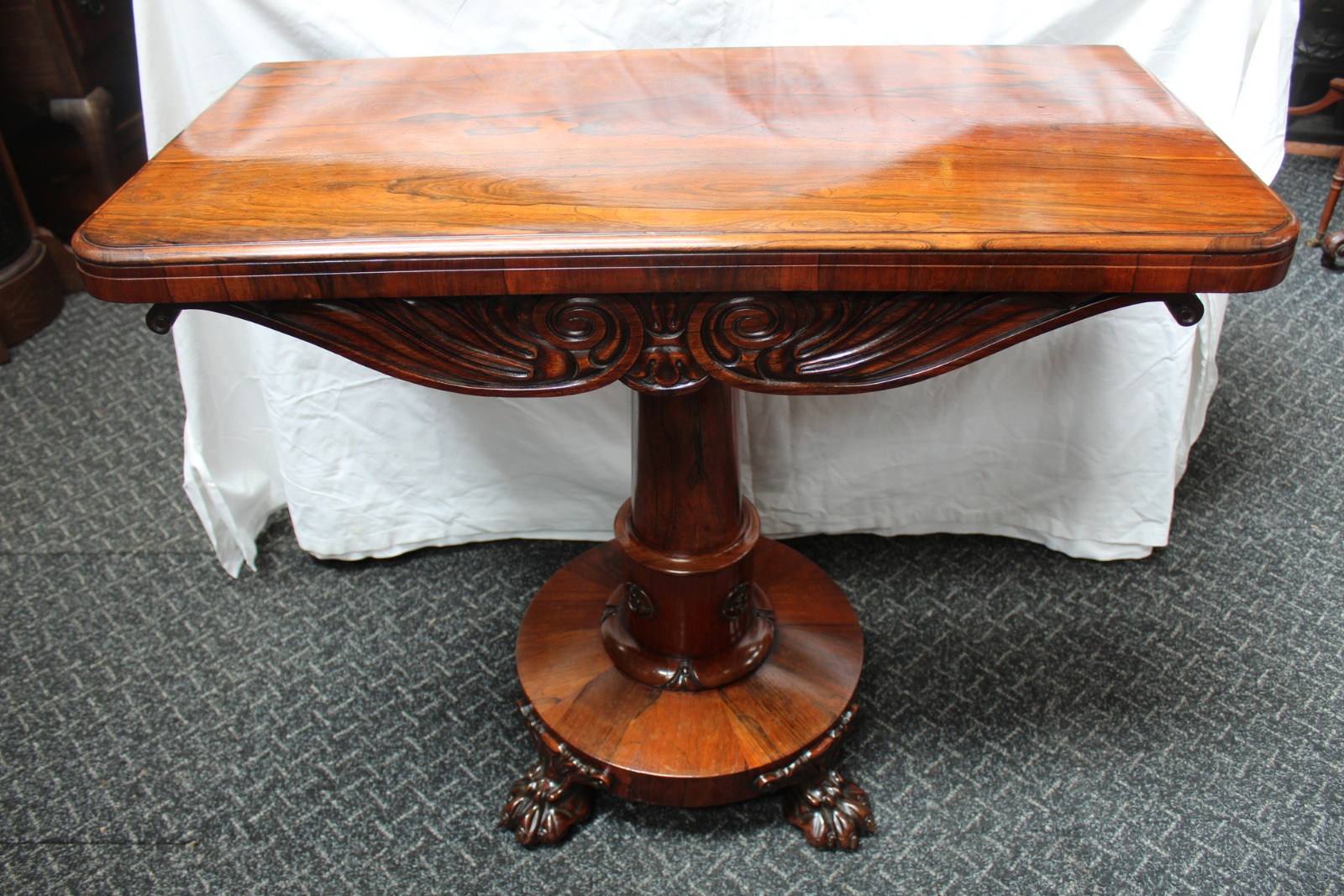 Card Table / Games Table c.1860 (1 of 5)