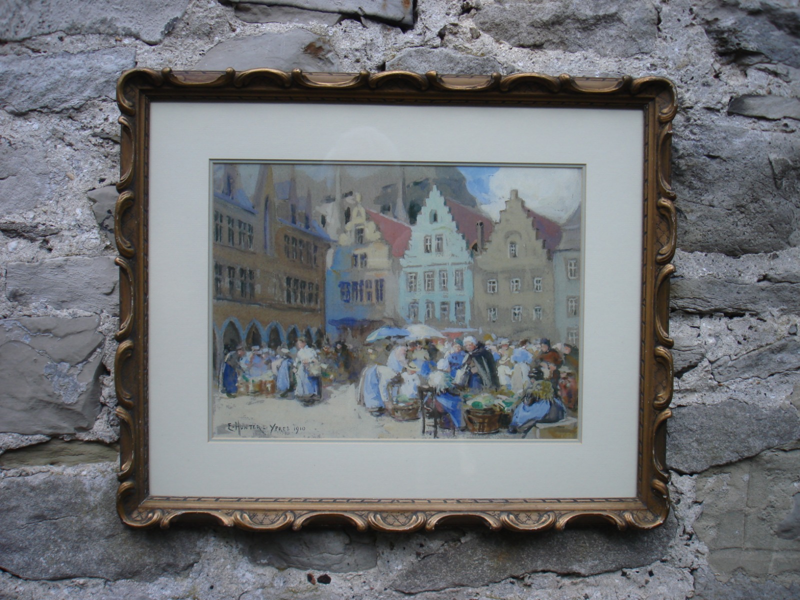 M. Hunter, Ypres Market (1 of 1)