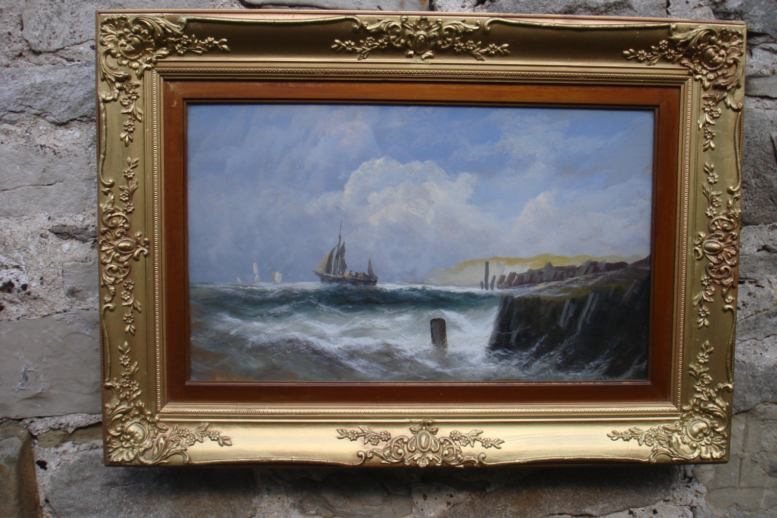 Pair of Late 19th Century English School Coastal Scenes (1 of 2)