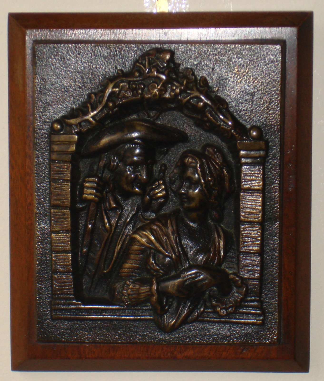 Pair of 19th Century French School Bronze Plaques (1 of 2)