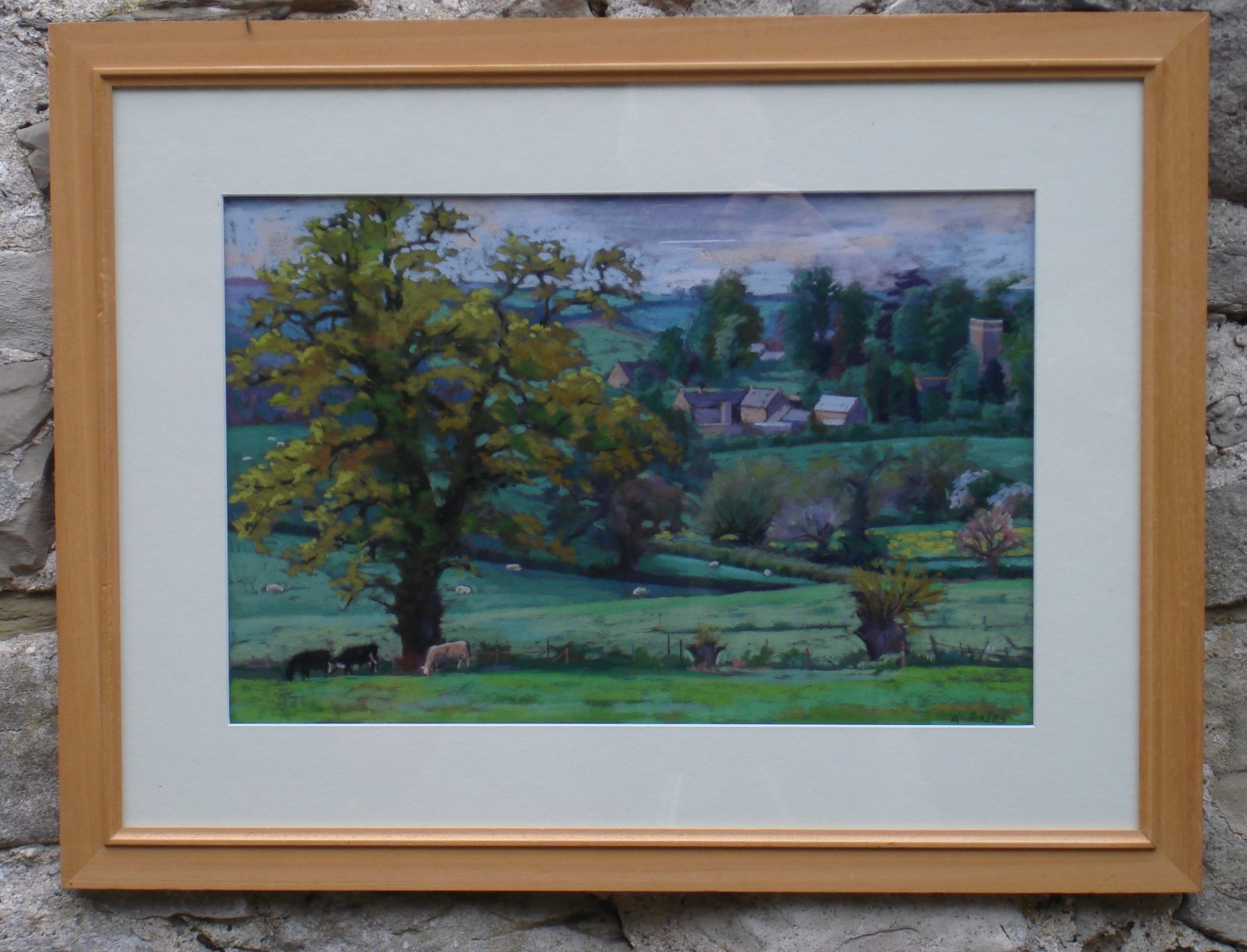 Andrea Bates - View of Wiggington Near Oxford (1 of 1)