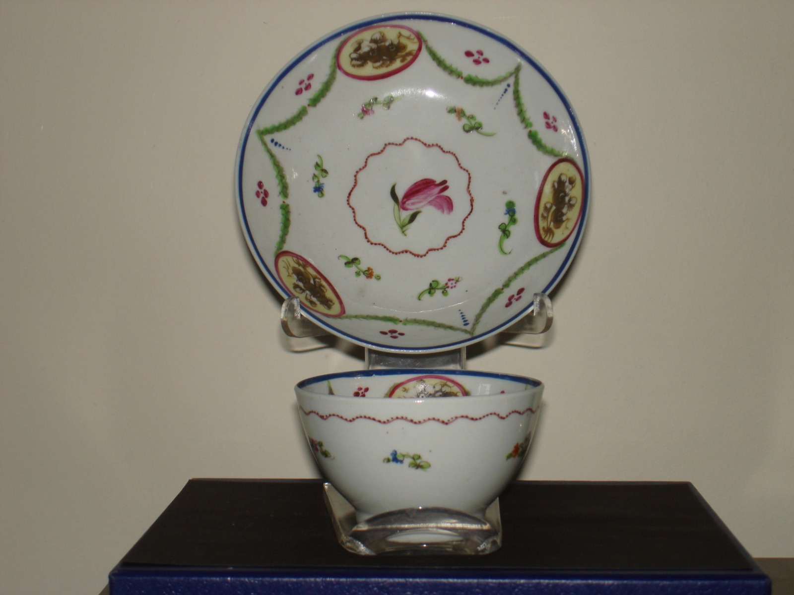 Factory Q Staffordshire Tea Bowl & Saucer (1 of 1)