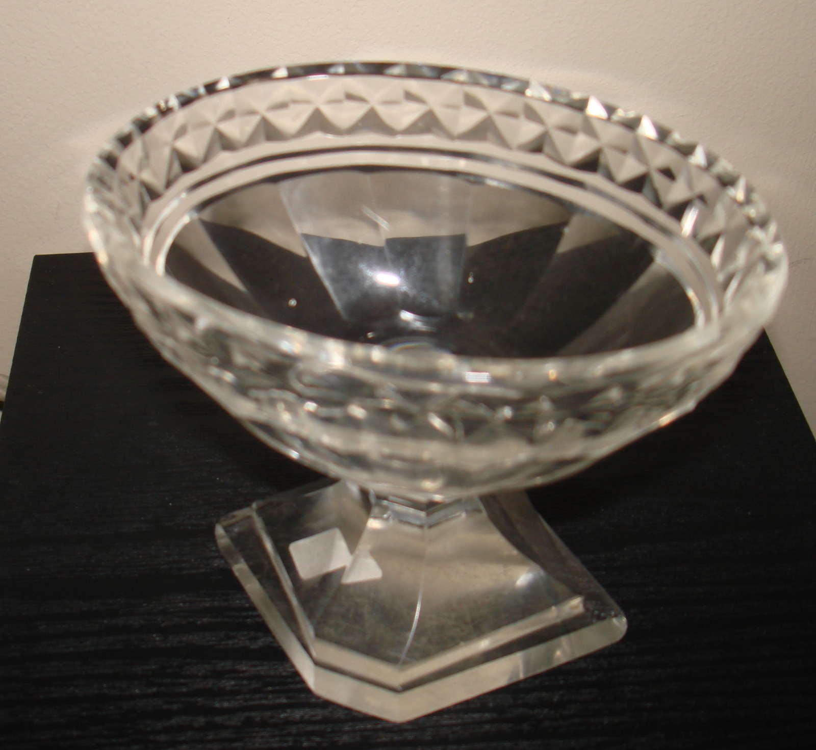 Pair of  Cut Glass Georgian Salts (1 of 2)