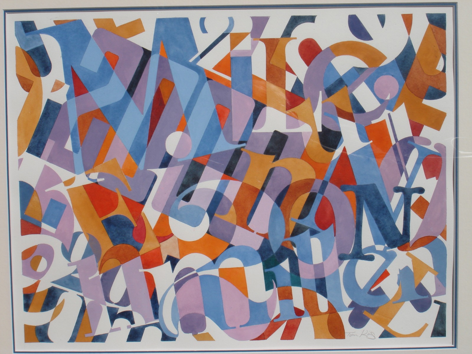 Watercolour by Tom King - Celebration (1 of 1)