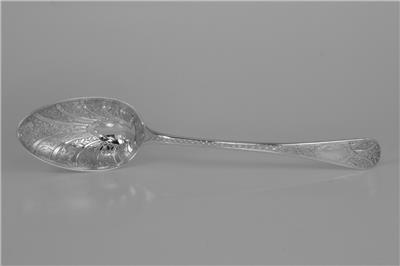 Solid Silver Georgian Ornate English Tablespoon 67Gr John Henry Lias London 1865 (1 of 11)