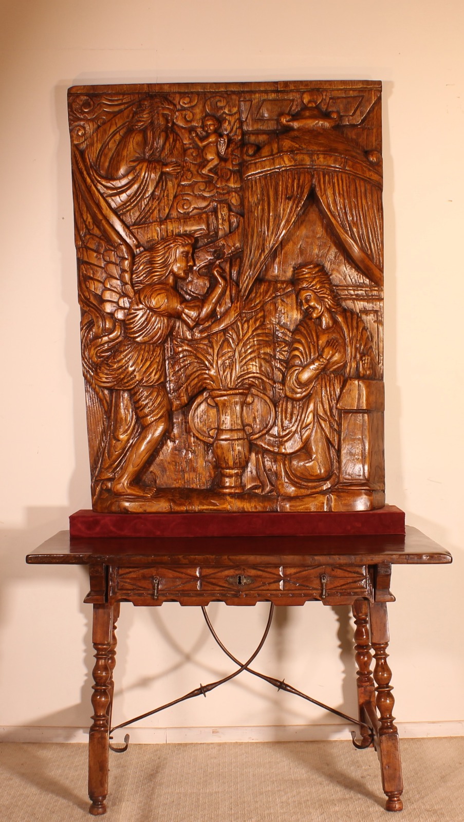 Altarpiece Representing the Annunciation - North of Portugal c.1600 (1 of 7)