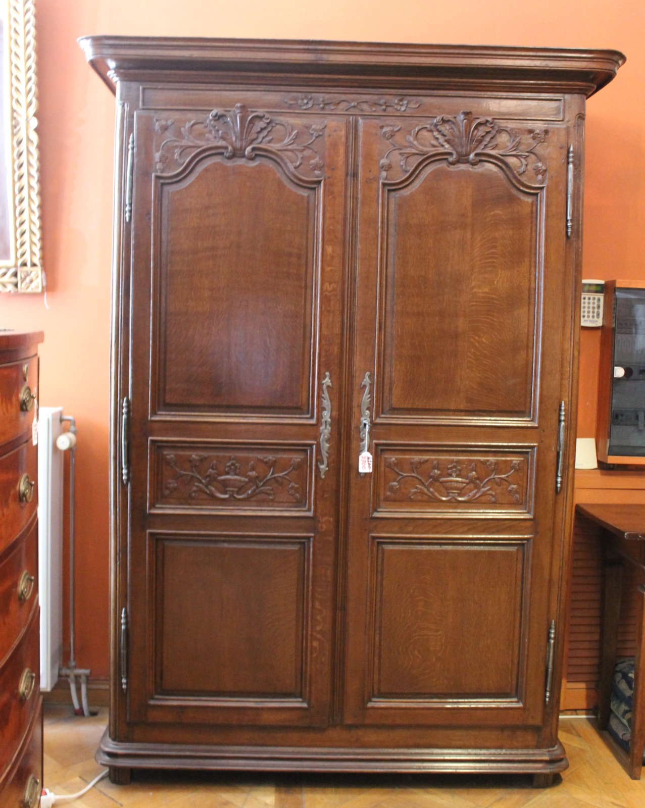 French Wardrobe Louis XIV in Oak 18th Century (1 of 11)