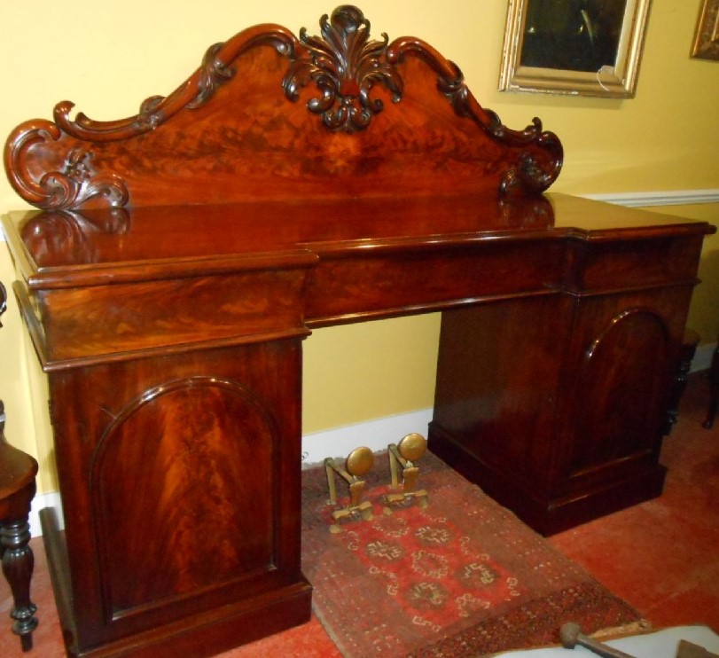 Mahogany Pedestal Sideboard c.1850 (1 of 10)