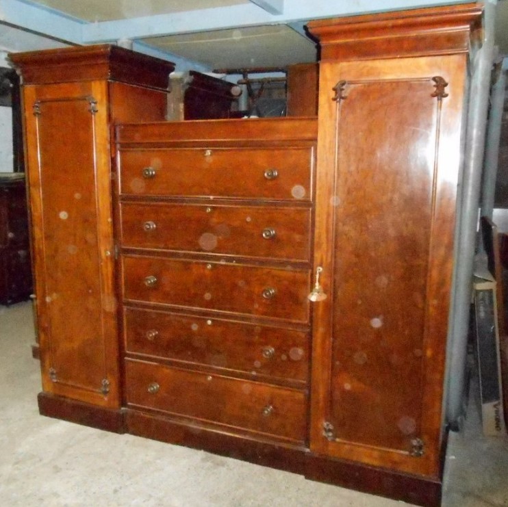 Mahogany Century Box Wardrobe (1 of 16)