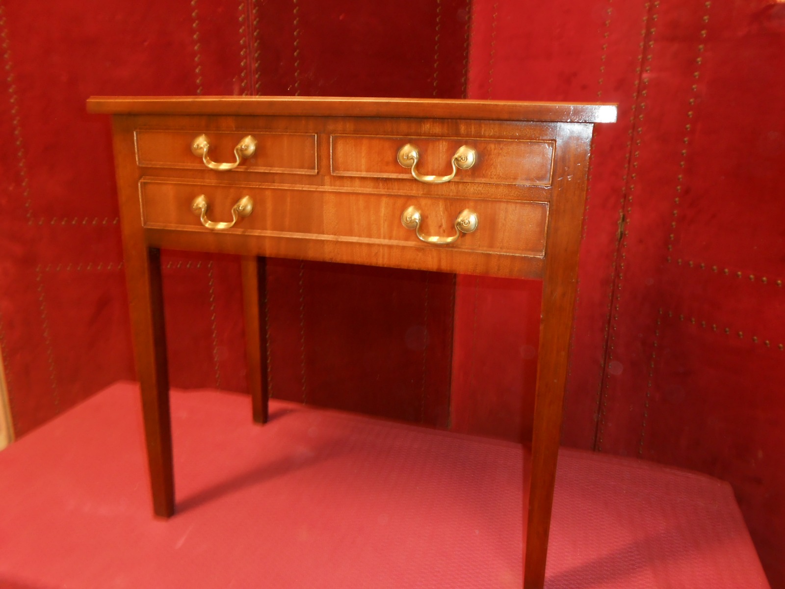 Mahogany 4 Drawered Side  Table (1 of 6)