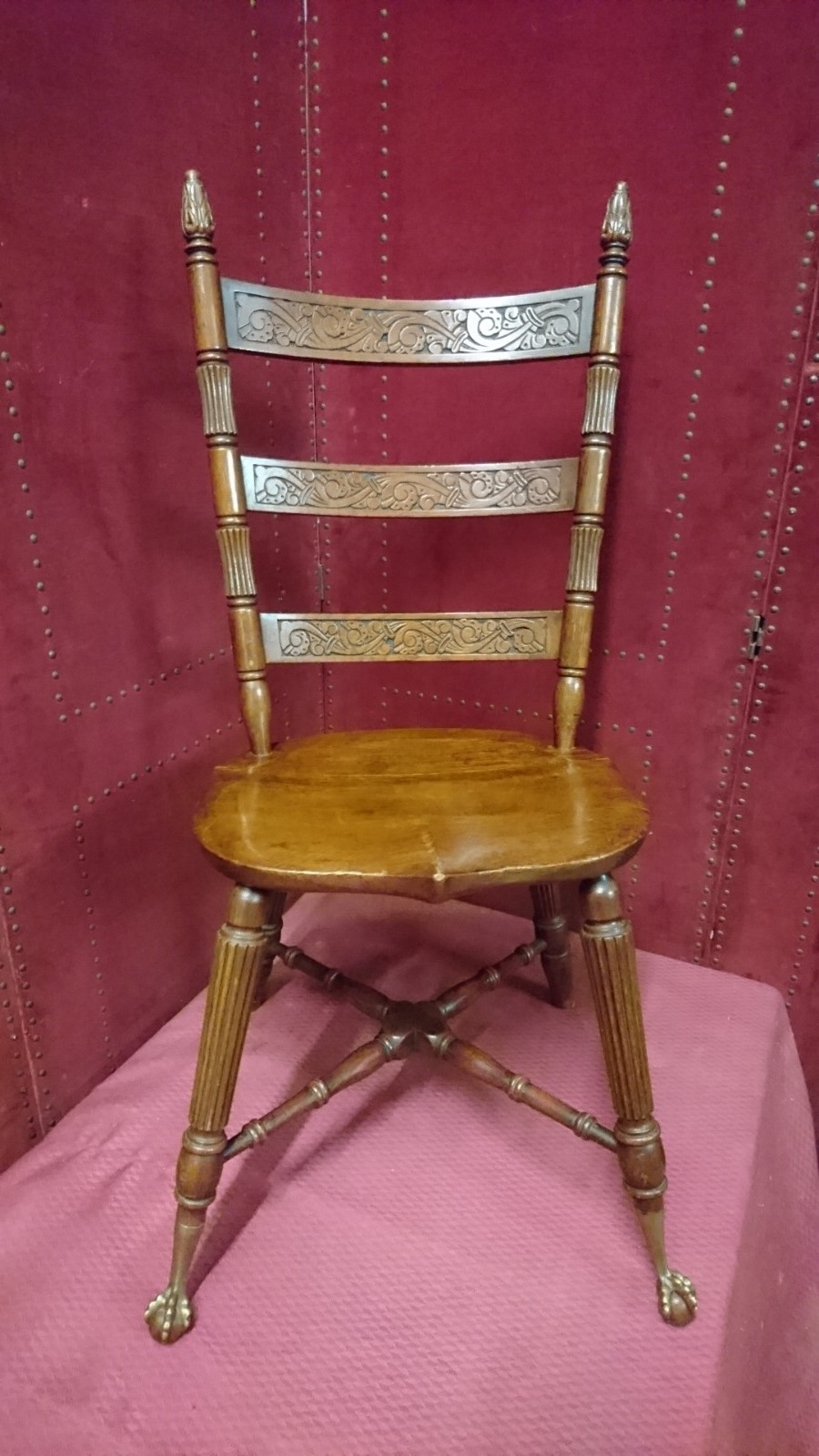 Oak Chair made by Merklen Bros USA (1 of 11)