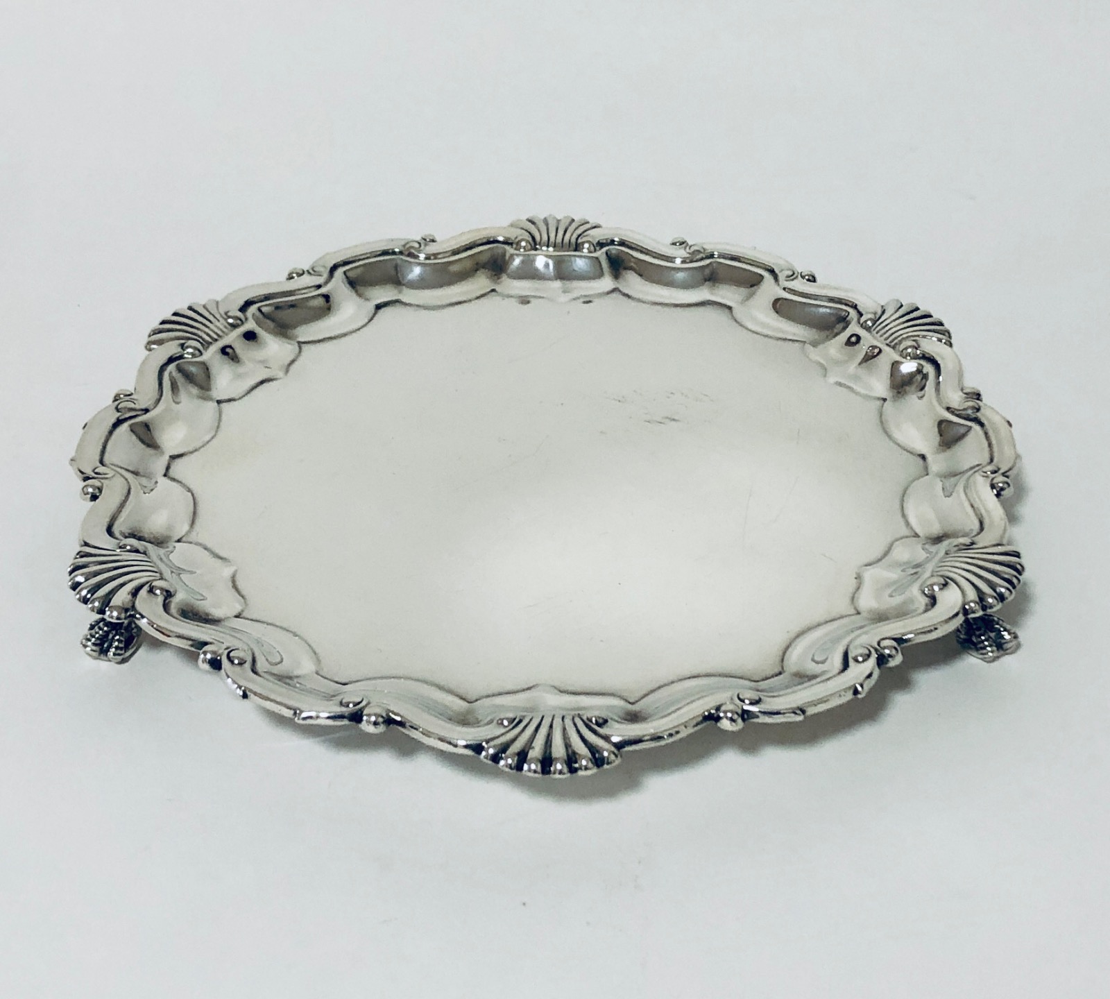 Antique Solid Silver Salver (1 of 10) Antique Solid Silver Salver (1 of 10)
