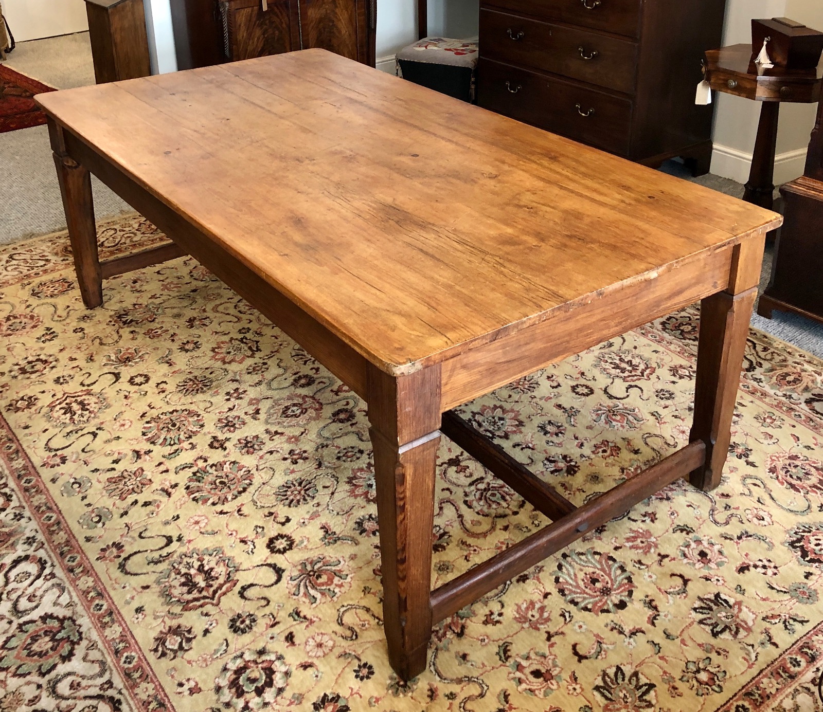 Large Antique Pitch Pine Refectory Table (1 of 12) Large Antique Pitch Pine Refectory Table (1 of 12)