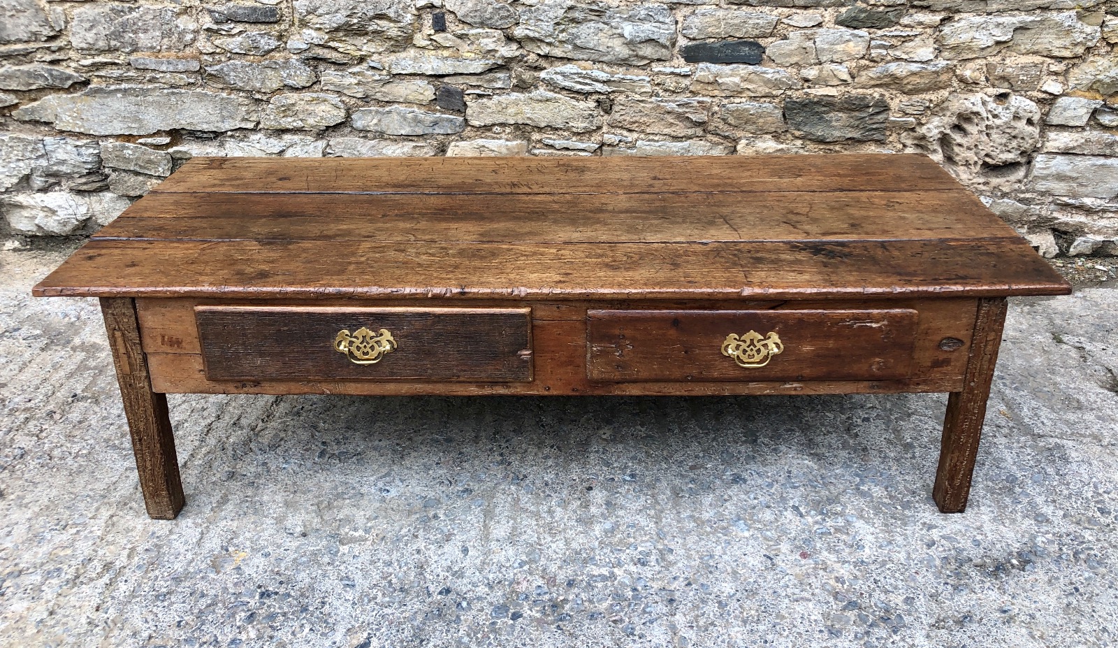 Large Antique 18th Century Oak Farmhouse Coffee Table (1 of 1) Large Antique 18th Century Oak Farmhouse Coffee Table (1 of 1)
