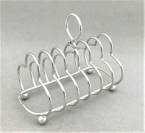 Handsome George VI Silver Toast RAck (1 of 1) Handsome George VI Silver Toast RAck (1 of 1)