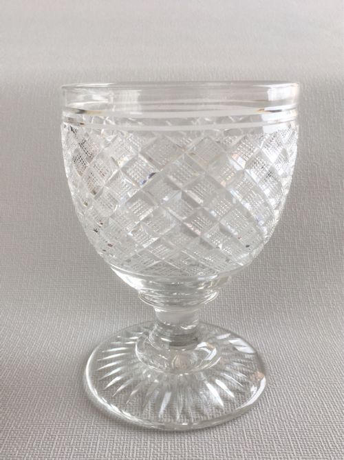 Very Large Victorian Cut Glass Goblet (1 of 6) Very Large Victorian Cut Glass Goblet (1 of 6)