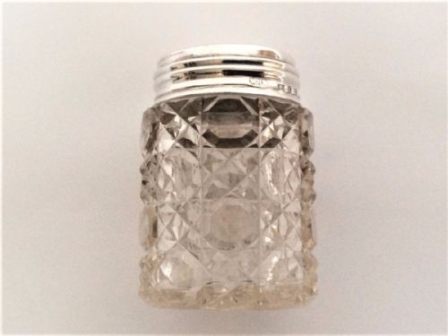 Lovely Victorian Silver Mounted Dressing Table Jar (1 of 8) Lovely Victorian Silver Mounted Dressing Table Jar (1 of 8)