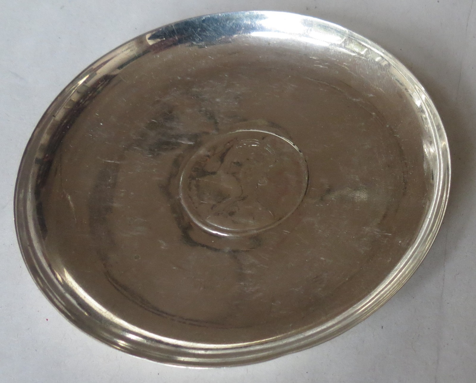 Indian Silver Queen Victoria Rupee Pin Dish (1 of 5)