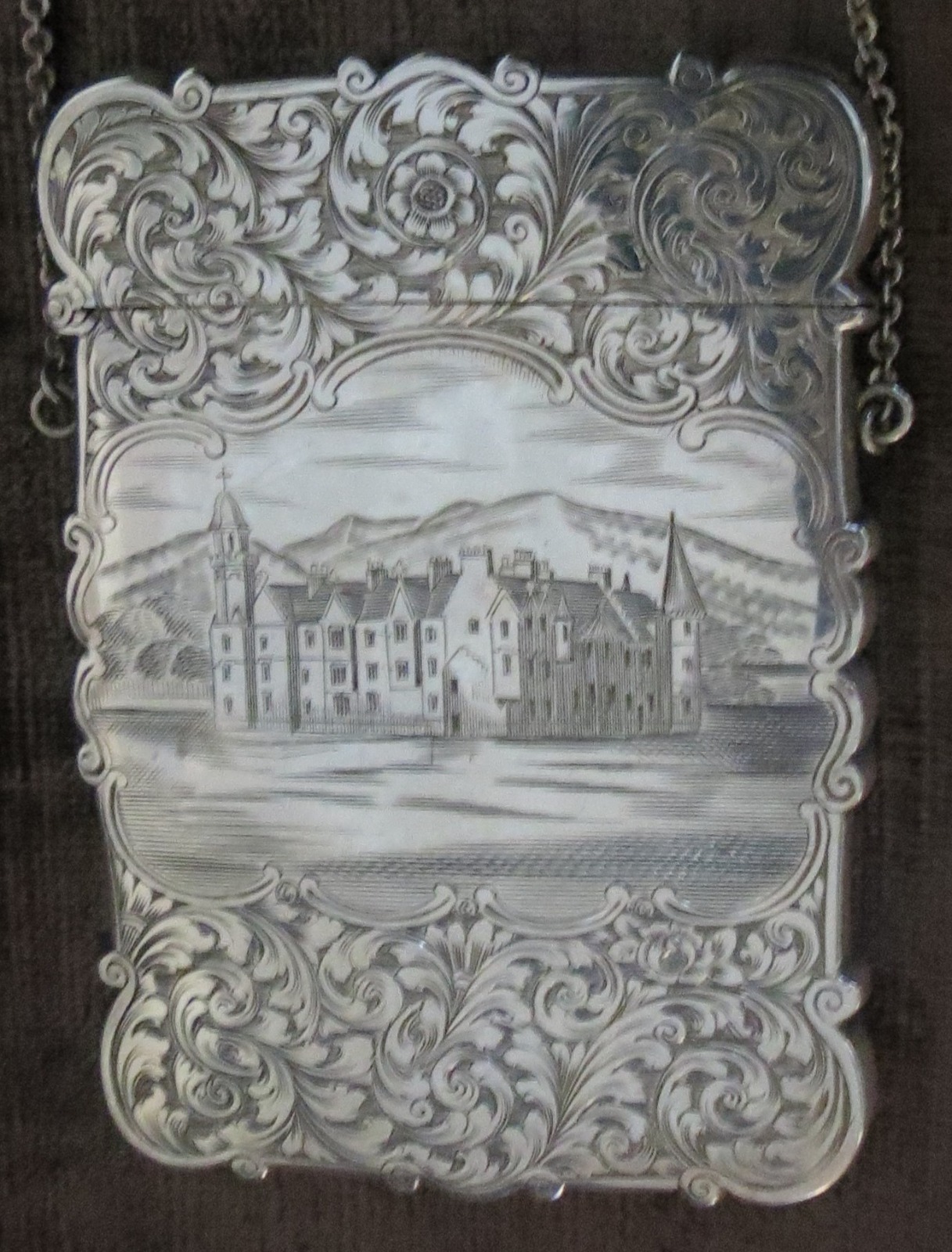 Nathaniel Mills - "Castle-Top" Silver Card Case (1 of 8)