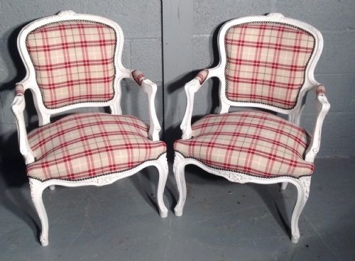 Pair of French Upholstered Chairs c.1920 (1 of 11) Pair of French Upholstered Chairs c.1920 (1 of 11)