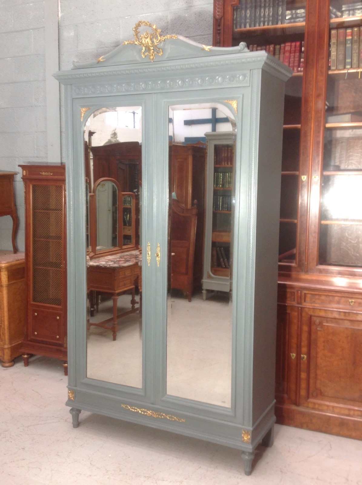 Painted French Armoire c.1920 (1 of 13) Painted French Armoire c.1920 (1 of 13)