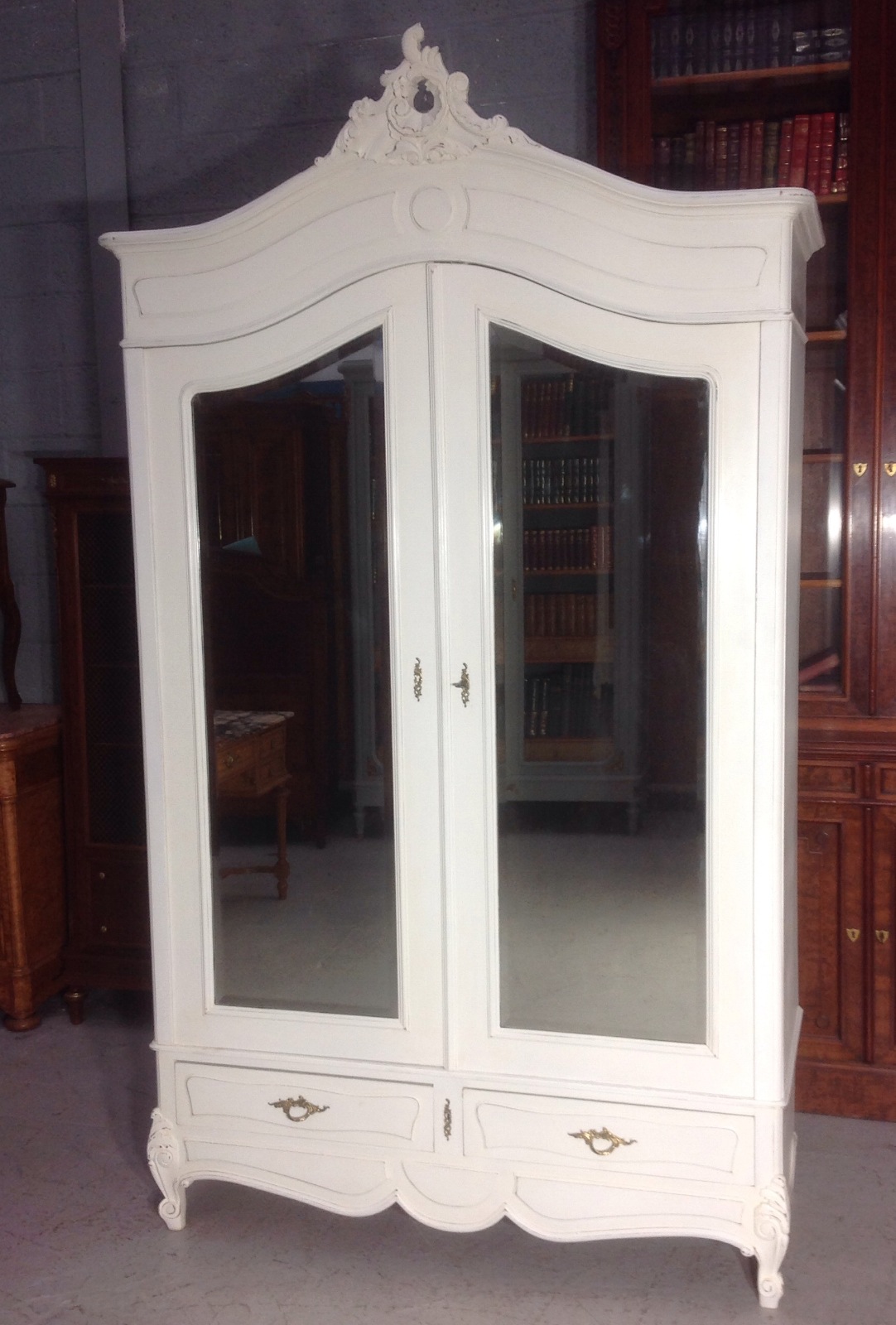 Painted French Armoire c.1920 (1 of 7) Painted French Armoire c.1920 (1 of 7)