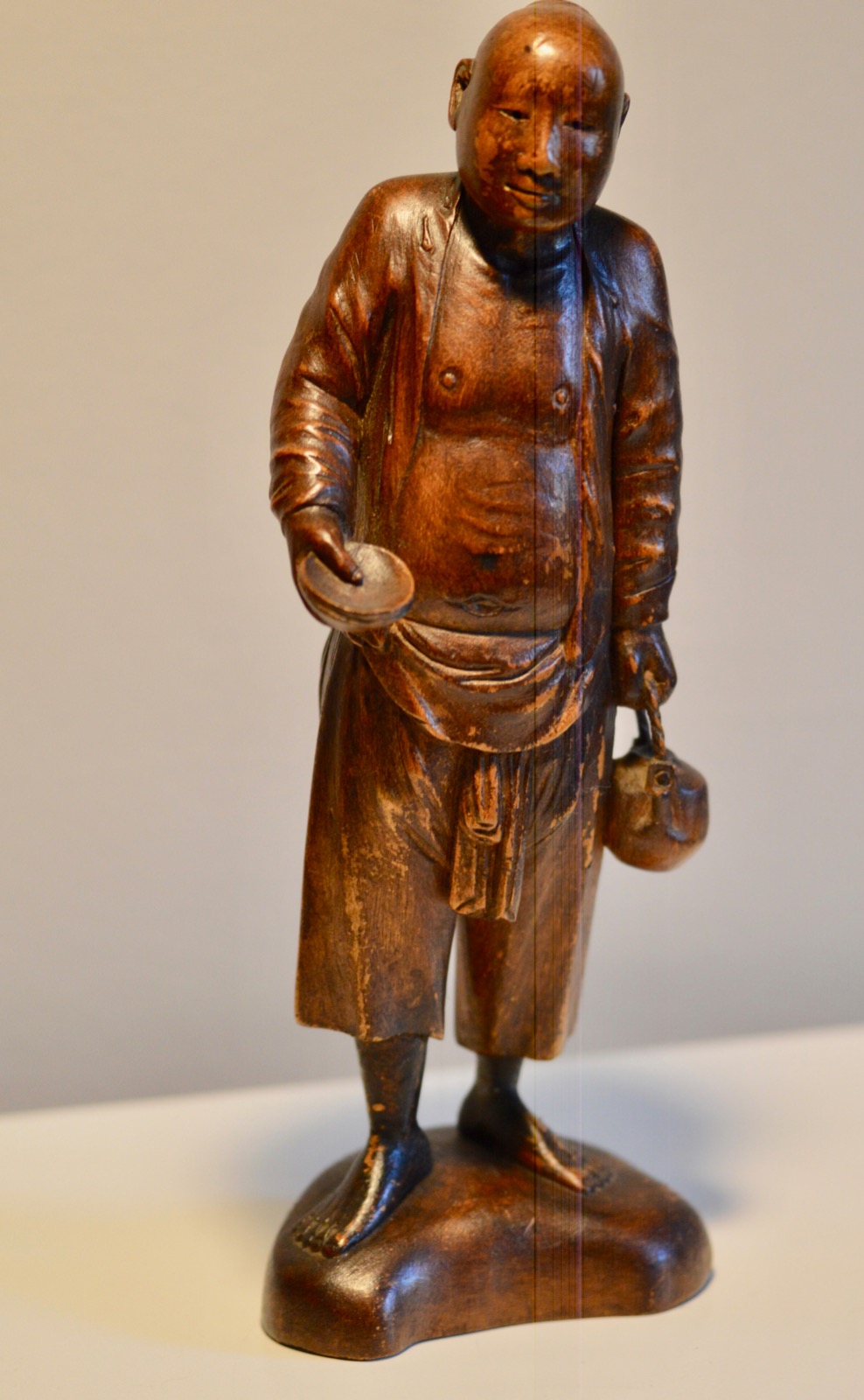 19th Century Eastern Wooden Carving of a Monk (1 of 1) 19th Century Eastern Wooden Carving of a Monk (1 of 1)