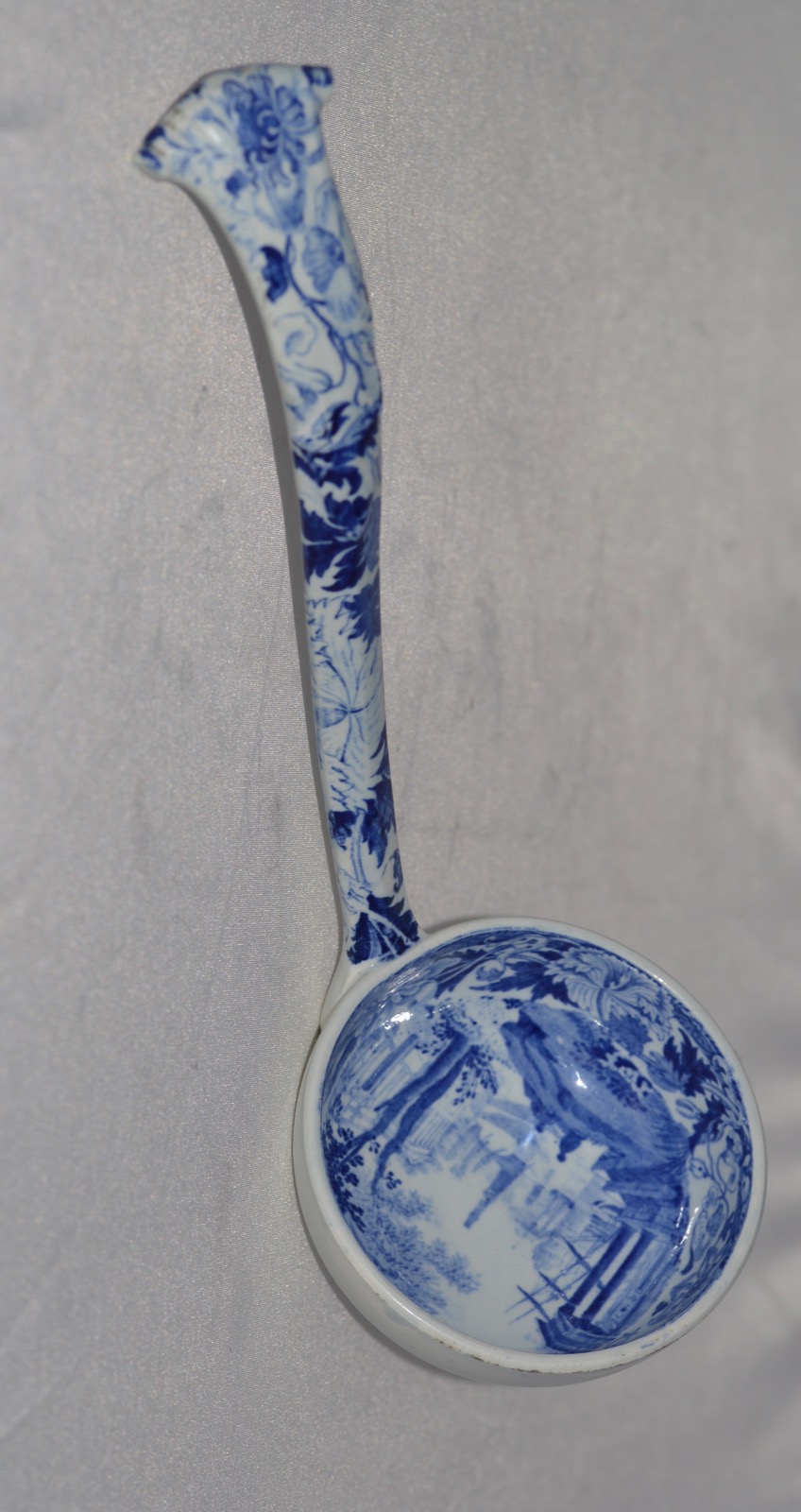 Wedgwood Blue Claude Pattern Soup Ladle c.1825 (1 of 10) Wedgwood Blue Claude Pattern Soup Ladle c.1825 (1 of 10)
