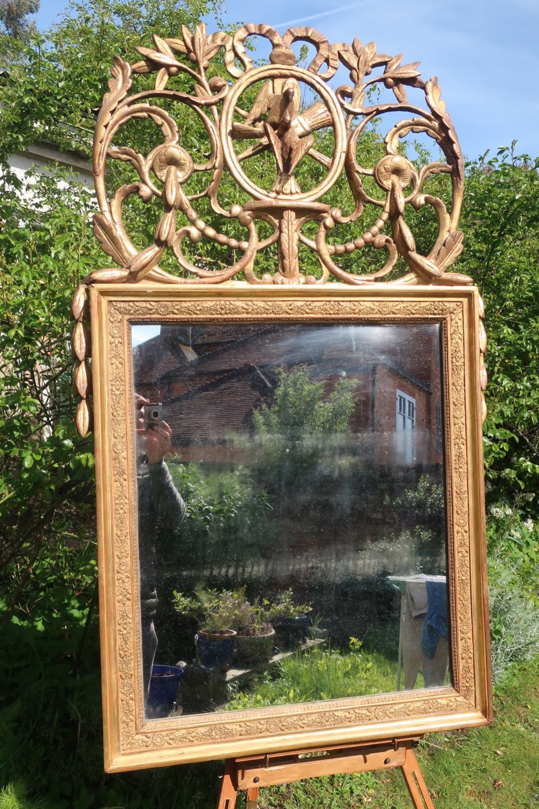 Louis XVI Carved Gilt Mirror (1 of 9) Louis XVI Carved Gilt Mirror (1 of 9)