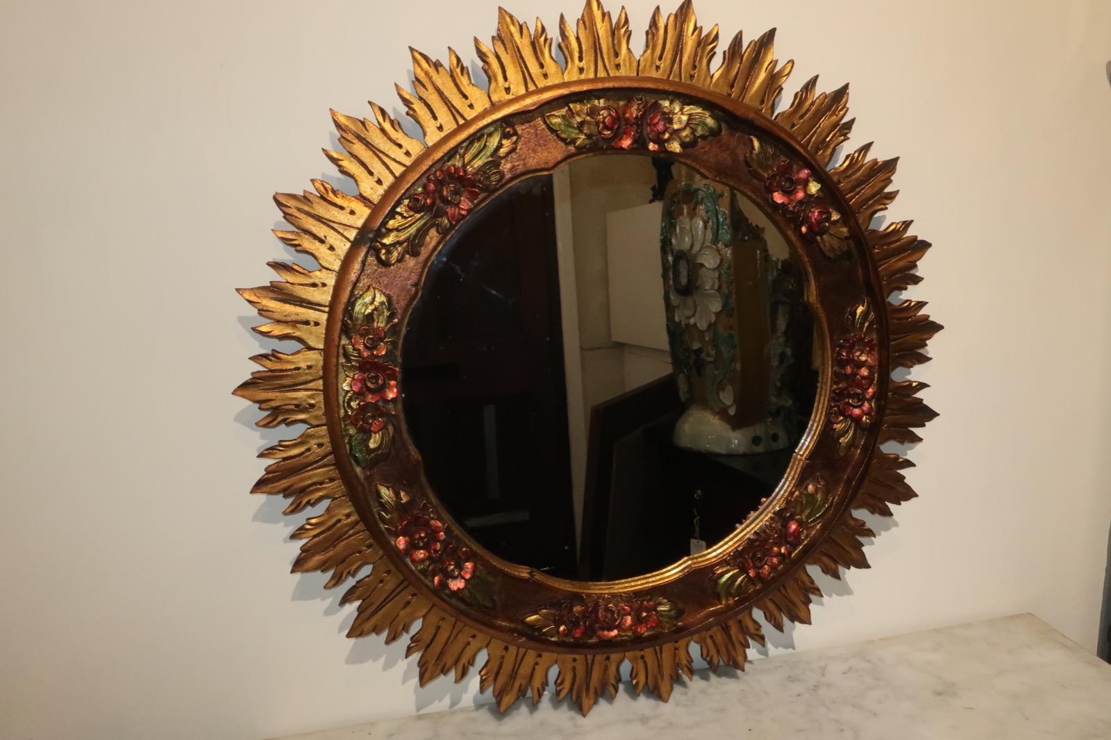 Large Spanish Sunburst Mirror (1 of 4)