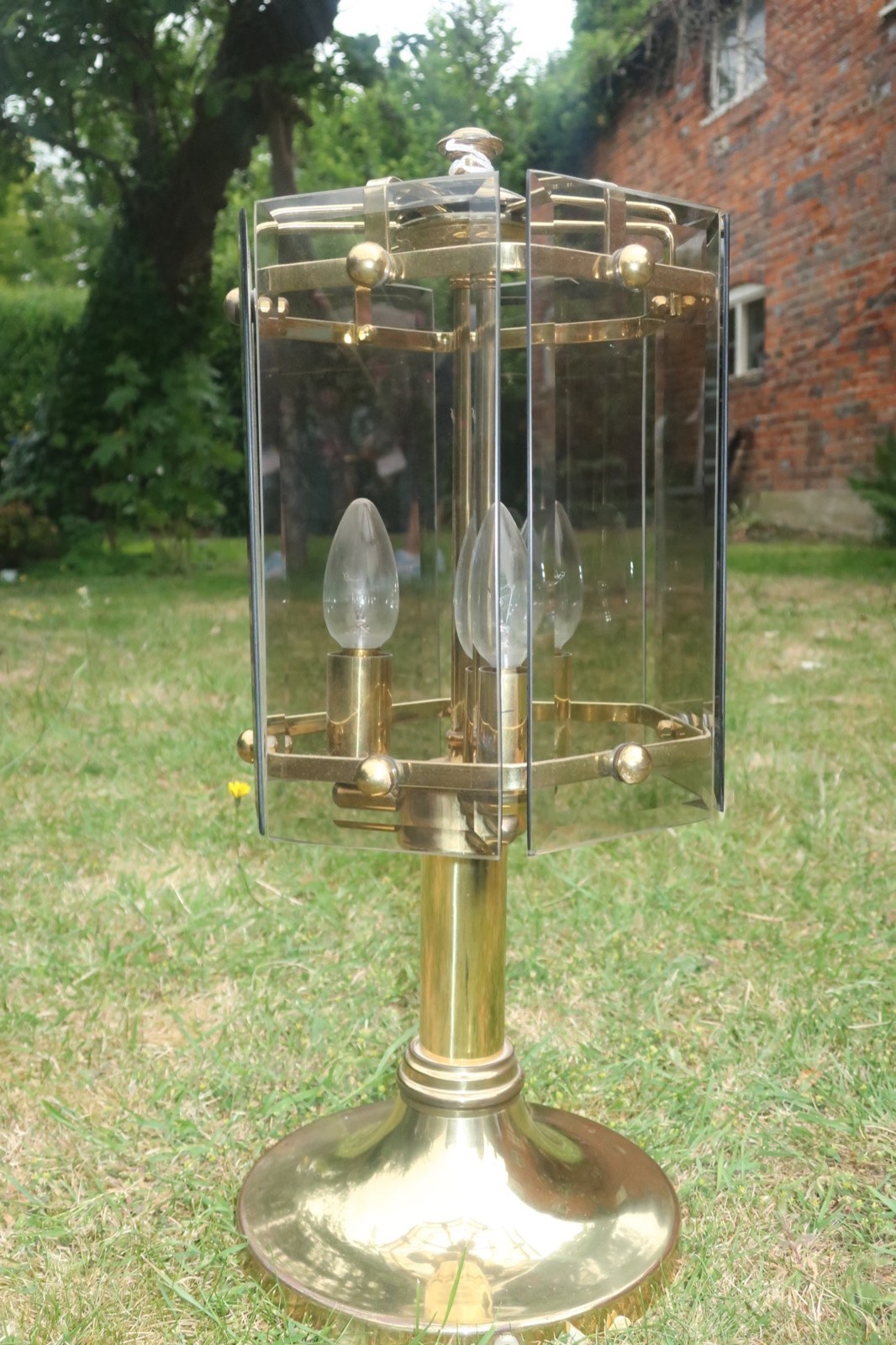 20th Century Panelled Table Lamp (1 of 4) 20th Century Panelled Table Lamp (1 of 4)