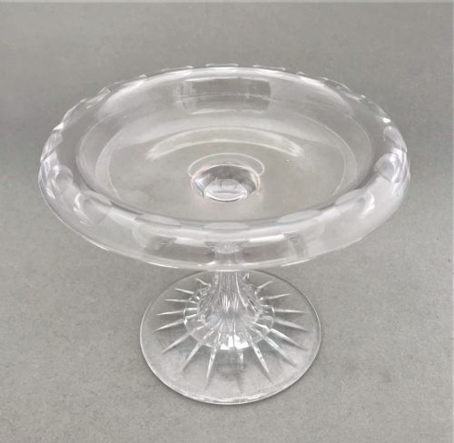 Delightful Victorian Frosted & Cut Glass Tazza (1 of 4)