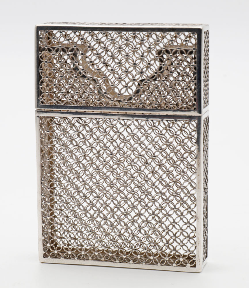 19th Century Chinese Silver Card Case (1 of 4)