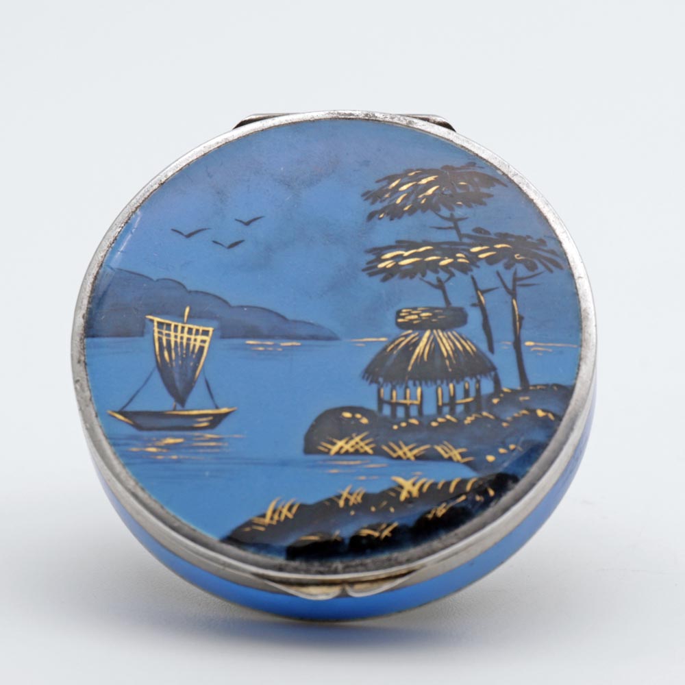 Silver & Enamel Compact (1 of 3)