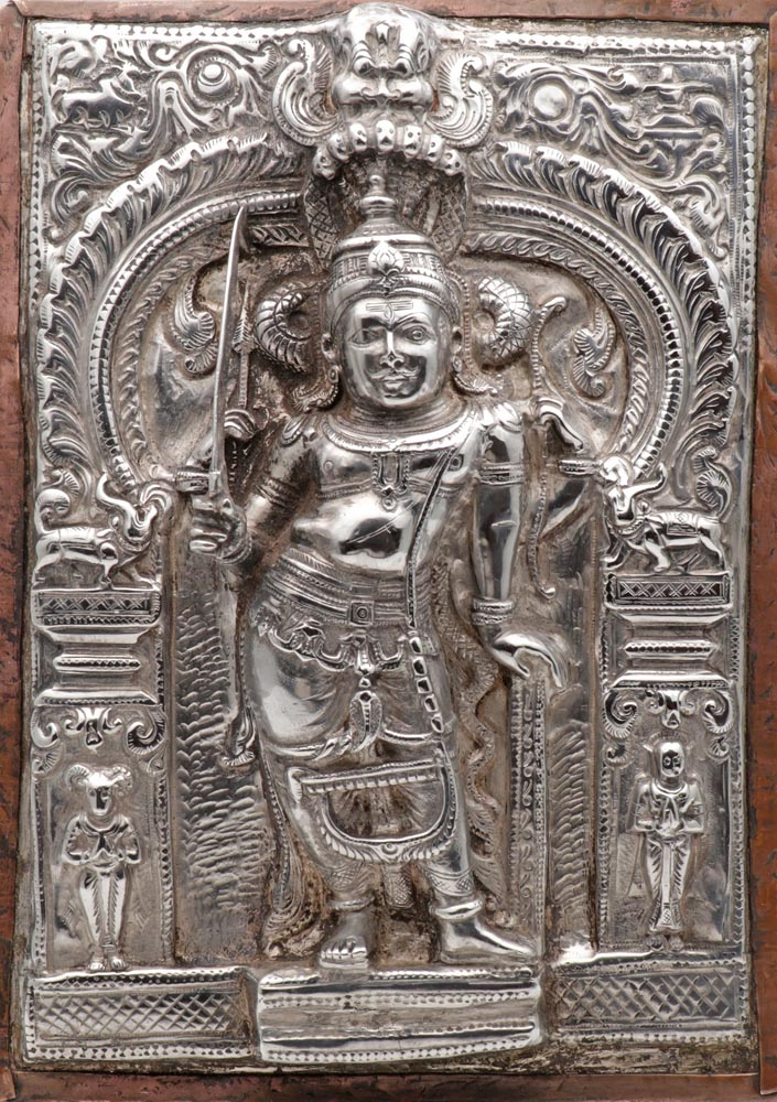 Antique Silver Devotional Plaque (1 of 4)