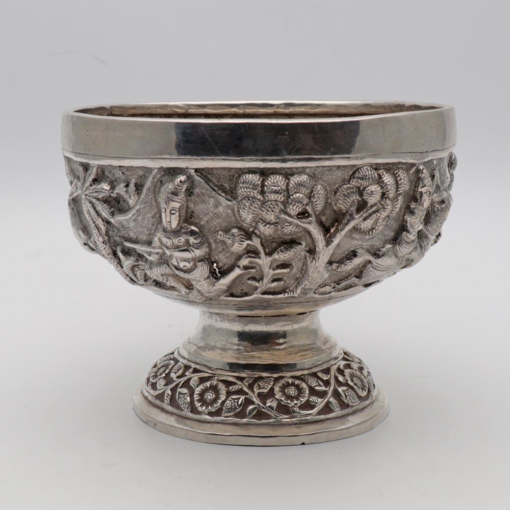 Antique Lucknow Silver Bowl (1 of 3) Antique Lucknow Silver Bowl (1 of 3)