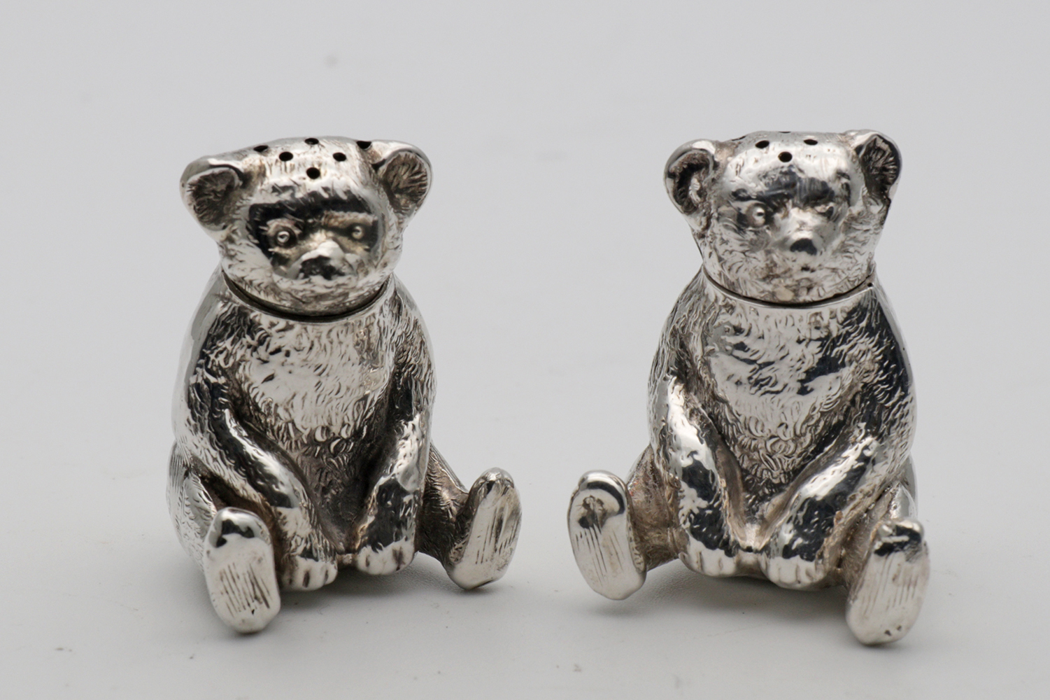 Edwardian Novelty Silver Peppers (1 of 3)