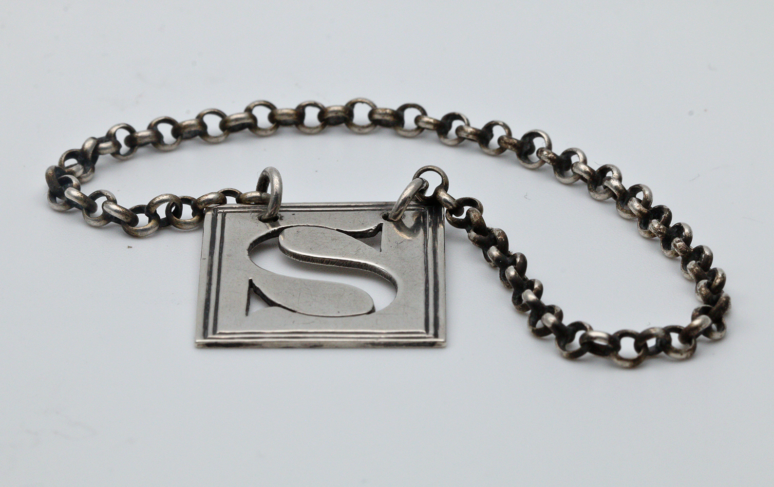 Georgian Silver Wine Label (1 of 2)