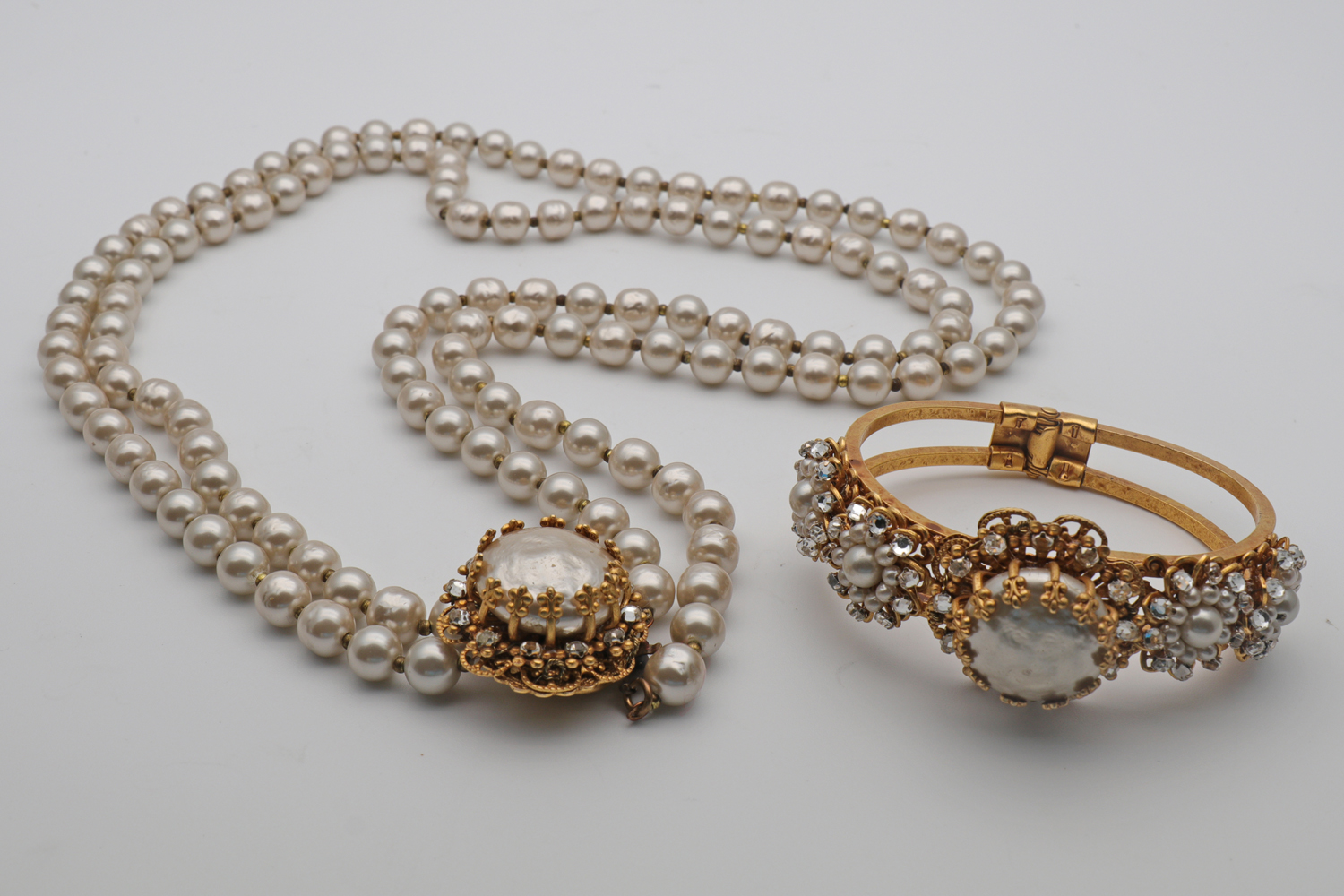 1940s Miriam Haskell Parure (1 of 7)