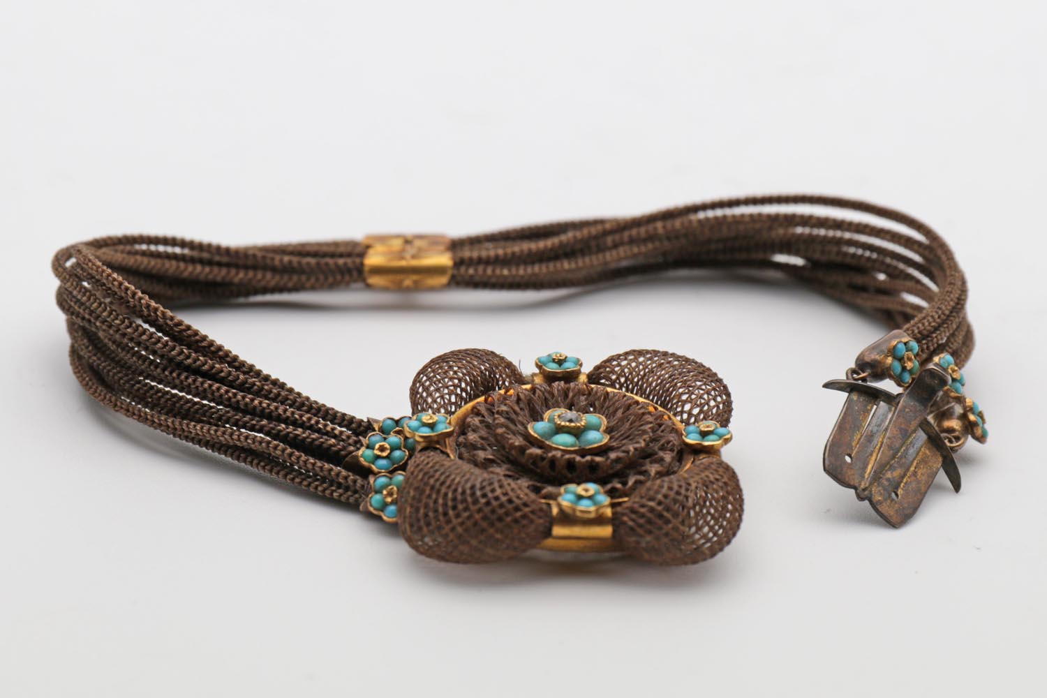 Victorian Hairwork Bracelet (1 of 2)