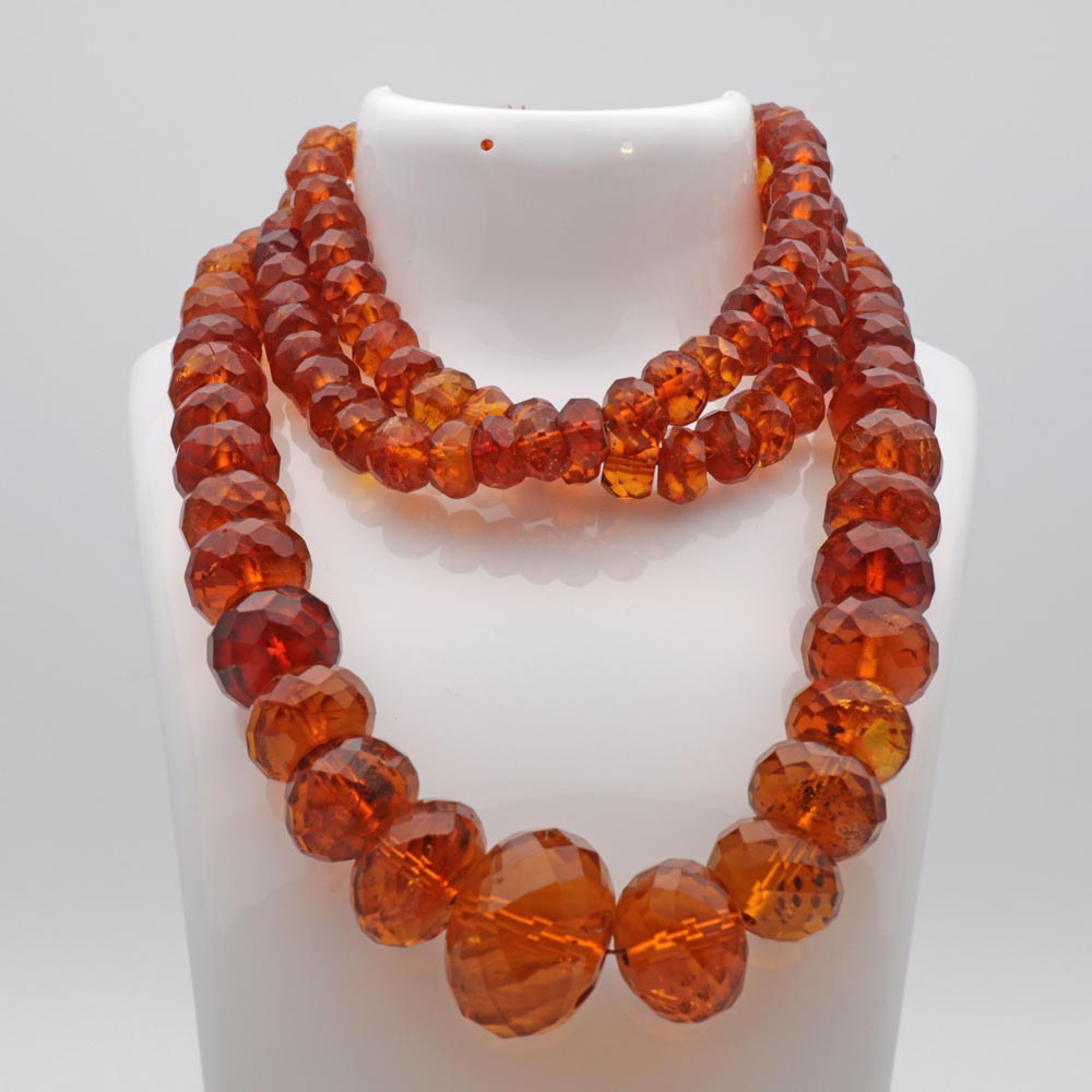 Antique Amber Bead Necklace (1 of 2) Antique Amber Bead Necklace (1 of 2)